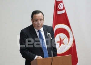 conférence du ministre des affaires étrangères Khemais Jhinaoui