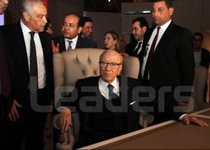 Beji Caïd Essebsi au palais des congrès