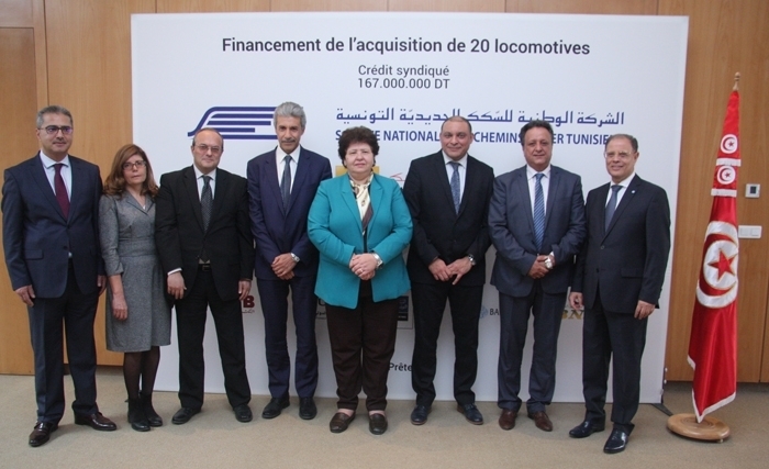 Six banques tunisiennes mobilisent 167 MD à la SNCFT pour l’acquisition de 20 locomotives