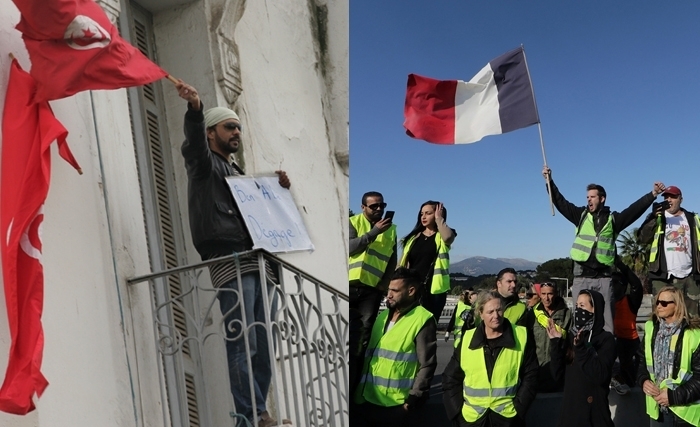 Révolution tunisienne versus mouvements des gilets jaunes en France : on ne s’improvise pas démocratie