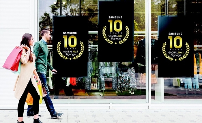Samsung marque la décennie en tant que leader mondial de l'affichage numérique