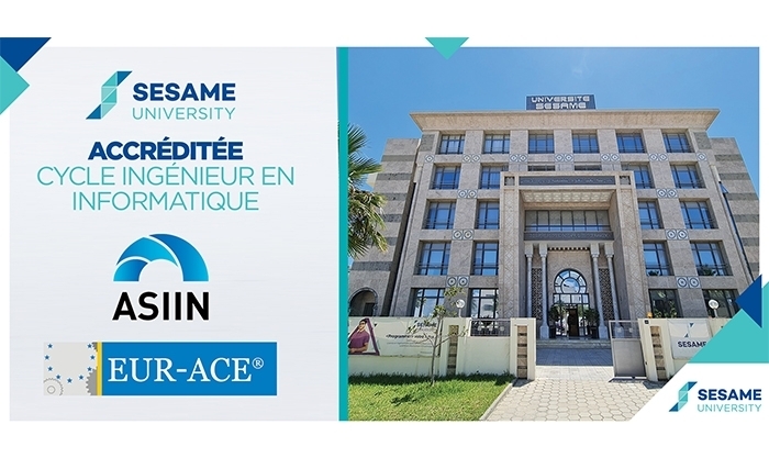 L’université SESAME obtient pour le cycle ingénieur l’accréditation ASIIN & EUR-ACE  