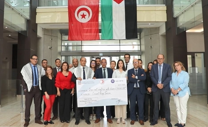 La Banque de Tunisie et des Emirats se mobilise pour soutenir le peuple Palestinien