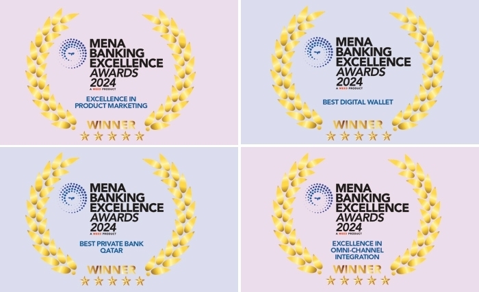 QNB remporte quatre prix prestigieux au MENA Banking Excellence Awards 2024 de MEED