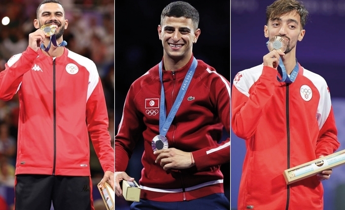 Les Tunisiens médaillés aux Jeux Olympiques de Paris 2024: Firas Katoussi, Farès Ferjani et Mohamed Khalil Jendoubi