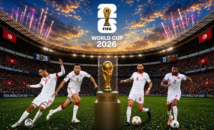 Les chefs de file de l’équipe de Tunisie à la Coupe du monde 2026: Elyès Skhiri, Montassar Talbi, Ali Abdi et Dylan Bronn