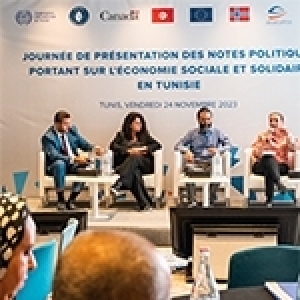 Première série de notes d’orientation politique, présentées par le PNUD et l’OIT sur l’économie sociale et solidaire en Tunisie