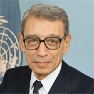   Yadh Ben Achour et Maurice Kamto, lauréats du Prix international Boutros Ghali de la paix et de la diplomatie