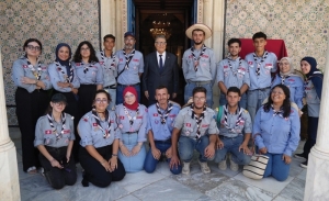 Tunisie: Des scouts au Bardo